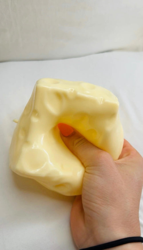 Jumbo Cheese Cube Squishy - Photo 2