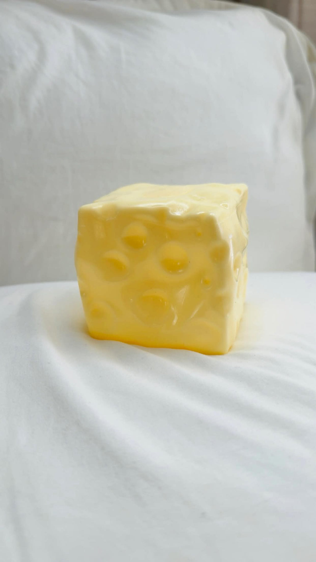Jumbo Cheese Cube Squishy - Photo 3